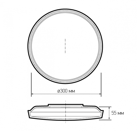 Светильник светодиодный ДБО-36w OPAL 4000К белый 2880Лм IP20 JazzWay 5060845