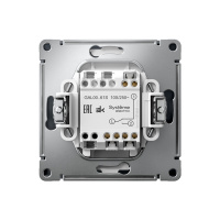 ARTGALLERY 1-клавишный ПЕРЕКЛЮЧАТЕЛЬ, 10АХ, механизм, быстрозажимные клеммы, ГРИФЕЛЬ Systeme Electric GAL000761S