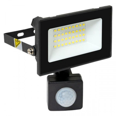 FLL-3003-30D-6500 Прожектор светодиодный СДО-3003 с инфракрасным датчиком движения 30Вт 6500К IP54 LUMA EKF 