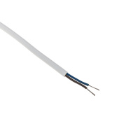 Шнур сетевой 2х0.75 мм, 1.8 м белый REXANT 11-1147