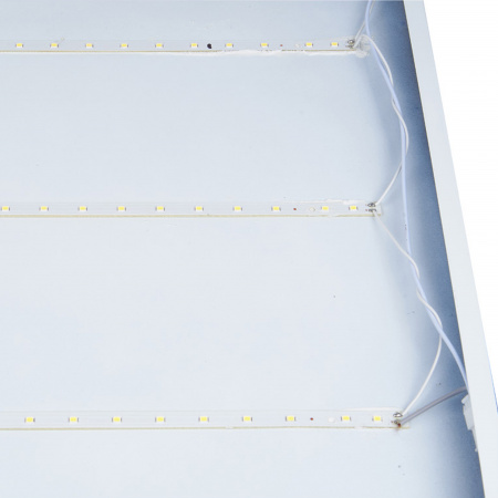 Светильник светодиодный потолочный универсальный Грильято Белый свет 5000K 3520Лм 588X588х25мм Корпус белый В комплекте с источником питания ТМ Uniel ULP-6060-36W/5000К IP40 GRILYATO WHITE UL-00011834