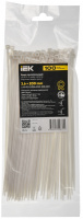 Хомут P6.6 самозатухающий белый 3.6х200мм IEK UHH90-D036-200-100-K01