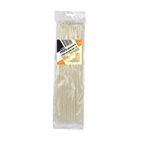 Хомут-стяжка кабельная нейлоновая 400х4.8 мм, белая, 100 шт ProConnect 57-0400