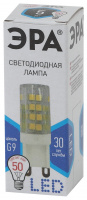 Лампа светодиодная LED 5 Вт 400Лм 4000К капсула нейтральный G9 170-265В LED JCD-5W-CER-840-G9 Standart ЭРА Б0027864