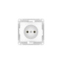 GLOSSA РОЗЕТКА без заземления, 16А, быстрозажимные клеммы, БЕЛЫЙ Systeme Electric GSL000141S