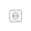 GLOSSA РОЗЕТКА без заземления, 16А, быстрозажимные клеммы, БЕЛЫЙ Systeme Electric GSL000141S