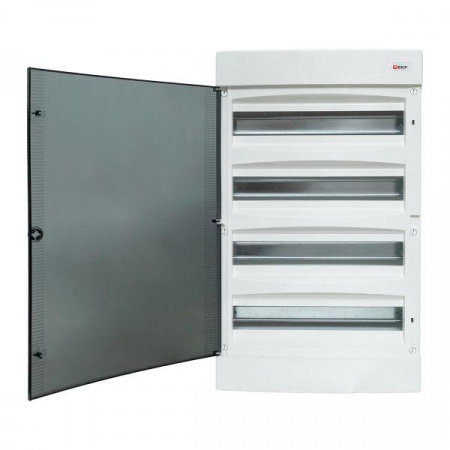 Щит распределительный навесной Unix прозрачная дверь 4х18 модулей IP41 EKF PROxima uх-4х18-n