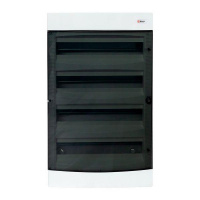 Щит распределительный навесной Unix прозрачная дверь 4х18 модулей IP41 EKF PROxima uх-4х18-n