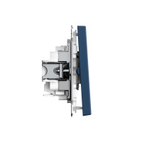 ARTGALLERY 2-клавишный ВЫКЛЮЧАТЕЛЬ, 10АХ, механизм, быстрозажимные клеммы, АКВАМАРИН Systeme Electric GAL001151S