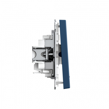 ARTGALLERY 1-клавишный ВЫКЛЮЧАТЕЛЬ с подсветкой, 10АХ, механизм, быстрозажимные клеммы, АКВАМАРИН Systeme Electric GAL001113S