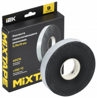 MIXTAPE PRO Изолента самослипающаяся резиновая с подложкой 0.76х19мм 9м 23 IEK MT7-IZ32-C076-19-09