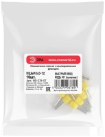 Наконечник-гильза с изолированным фланцем (упаковка 10 шт.) NO-225-07 НШвИ 6.0-12 ЭРА Б0063354