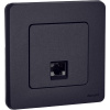 Розетка компьютерная RJ45 категория 6 UTP антрацит INSPIRIA IEK 673833