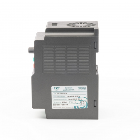 Преобразователь частоты 1ф ESQ-230-2S-0.7K 0.75 кВт 220В 08.04.304418