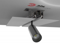 Шинопровод магнитный трековый TRM-PC20-250B встраиваемый для натяжных потолков 2.5м 48V черный ЭРА Б0054790