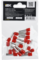Наконечник НШВИ 10-18 темно-красный (20шт/упак) IEK UGN11-010-018-020