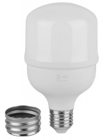 Лампа светодиодная высокой мощности LED 40 Вт 4000Лм 6500К T80 холодный E27/E40 (переходник) 170-265В LED POWER T80-40W-865-E27/E40 Green Line ЭРА Б0067048