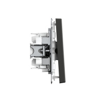 ARTGALLERY Перекрестный ПЕРЕКЛЮЧАТЕЛЬ, 10АХ, механизм, быстрозажимные клеммы, БАЗАЛЬТ Systeme Electric GAL001471S