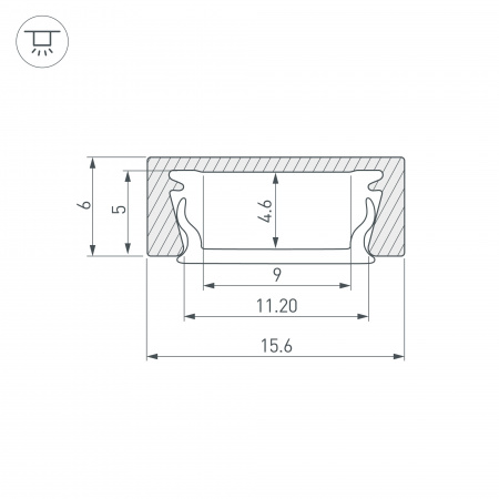 044530 Профиль MIC-M-2000 (ARL, алюминий) Arlight 