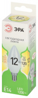 Лампа светодиодная LED 12 Вт 1200Лм 3000К свеча теплый E14 220-240В LED B35-12W-830-E14 Green Line ЭРА Б0067089