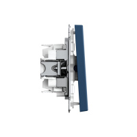 ARTGALLERY Перекрестный ПЕРЕКЛЮЧАТЕЛЬ, 10АХ, механизм, быстрозажимные клеммы, АКВАМАРИН Systeme Electric GAL001171S