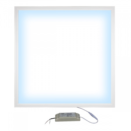 ULP-6060-36W/6500K EFFECTIVE WHITE Светильник светодиодный потолочный встраиваемый. Дневной свет (6500K). Корпус белый. В комплекте с и/п. Uniel  UL-00004669
