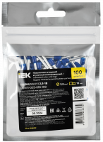 Наконечник НШВИ 2.5-18 темно-синий (100шт/упак) IEK UGN11-D25-018-100