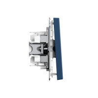 ARTGALLERY 1-клавишный ПЕРЕКЛЮЧАТЕЛЬ, 10АХ, механизм, быстрозажимные клеммы, АКВАМАРИН Systeme Electric GAL001161S