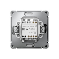 ARTGALLERY 1-клавишный ПЕРЕКЛЮЧАТЕЛЬ, 10АХ, механизм, быстрозажимные клеммы, ЛОТОС Systeme Electric GAL001361S