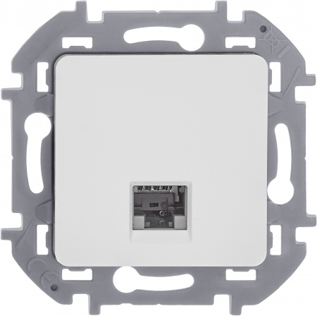 Розетка компьютерная RJ45 категория 6 UTP белый INSPIRIA IEK 673830