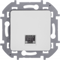Розетка компьютерная RJ45 категория 6 UTP белый INSPIRIA IEK 673830