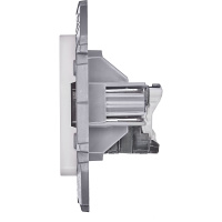 Розетка компьютерная RJ45 категория 6 UTP белый INSPIRIA IEK 673830