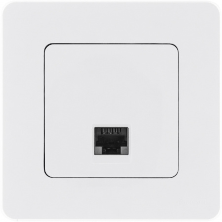 Розетка компьютерная RJ45 категория 6 UTP белый INSPIRIA IEK 673830