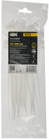 Хомут P6.6 маркерный белый 2.5х200мм IEK UHH14-D025-200-100-K01