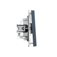 ARTGALLERY 1-клавишный ВЫКЛЮЧАТЕЛЬ, 10АХ, механизм, быстрозажимные клеммы, ГРИФЕЛЬ Systeme Electric GAL000711S