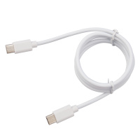 18-1831 Кабель Type-C - Type-C PD 60W, 1m, PVC, white, , REXANT