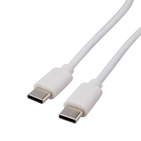 18-1831 Кабель Type-C - Type-C PD 60W, 1m, PVC, white, , REXANT