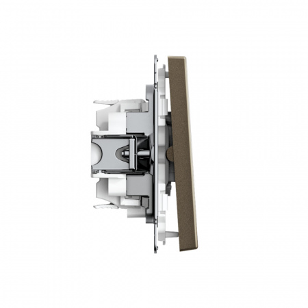 ARTGALLERY 2-клавишный ПЕРЕКЛЮЧАТЕЛЬ, 10АХ, механизм, быстрозажимные клеммы, МОККО Systeme Electric GAL000665S