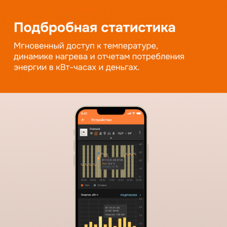 4660251140540 Терморегулятор для теплого пола Welrok az bk WELROK 