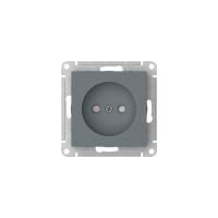 ATLASDESIGN РОЗЕТКА без заземления со шторками, 16А, быстрозажимные клеммы, ГРИФЕЛЬ Systeme Electric ATN000749S
