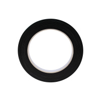 Двухсторонний скотч, черная, вспененная ЭВА основа, 25 мм, ролик 5 м REXANT 09-6125