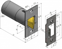 Promix-SM213.00 Замок электромеханический врезной уличного исполнения Promix  4630053320150