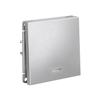 ARTGALLERY 1-клавишный ВЫКЛЮЧАТЕЛЬ с подсветкой, 10АХ, механизм, быстрозажимные клеммы, АЛЮМИНИЙ Systeme Electric GAL000313S