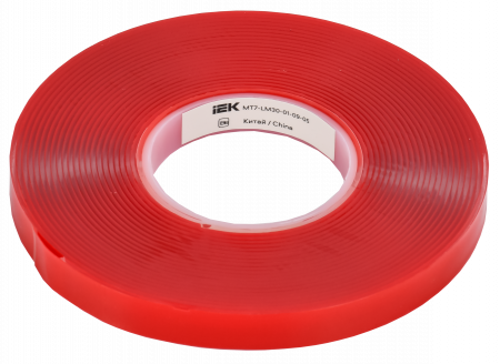 MIXTAPE PRO Лента монтажная прочная двусторонняя 1х9мм 5м IEK MT7-LM30-01-09-05