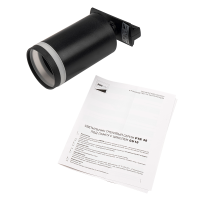 Светильник светодиодный трековый на шинопровод ДПО GX10  PTR 38 GU10 BL 230V IP20 без лампы черный корпус JazzWay 5052277