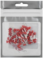 Наконечник НШВИ 1.0-10 темно-красный (100шт/упак) IEK UGN11-001-010-100