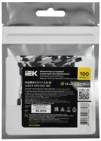 Наконечник НШВИ 1.5-12 черный (100шт/упак) IEK UGN11-D15-012-100