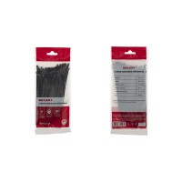 Хомут-стяжка кабельная нейлоновая 150х2.5 мм, черная, 100 шт REXANT 07-0151