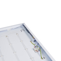 Светильник светодиодный потолочный универсальный Грильято 36 Вт Белый равномерный свет 4000K 3500Лм 588X588х25мм Корпус белый В комплекте с источником питания ТМ Uniel ULP-6060-36W/4000К IP40 GRILYATO OPAL SMOOTH UL-00012029