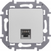 Розетка компьютерная RJ45 категория 6 UTP алюминий INSPIRIA IEK 673832